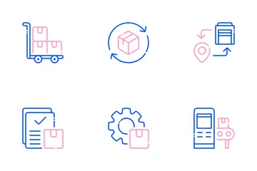 Manufacturing And Distribution Icon Pack