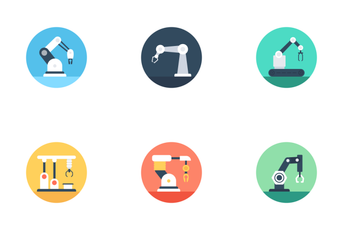 Manufacturing And Production Icon Pack