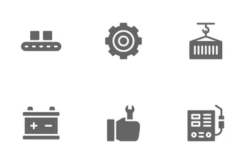 Manufacturing Factory Icon Pack