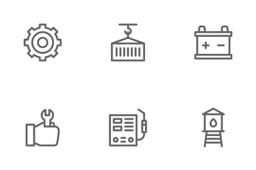 Manufacturing Factory Icon Pack