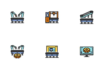 Manufacturing Industry Icon Pack