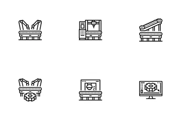 Manufacturing Industry Icon Pack