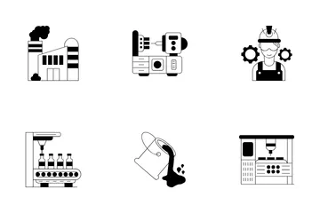 Manufacturing Unit Icon Pack