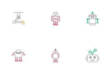 Fabricação de Robótica Pacote de Ícones
