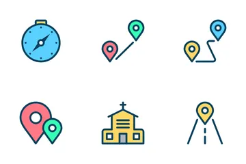 Map And Location 2 Icon Pack