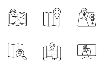 Map And Location Icon Pack