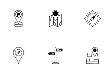 Map And Location Icon Pack