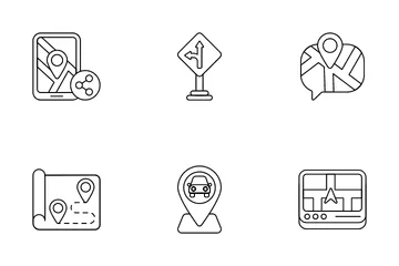 Map And Location Icon Pack