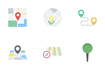 Map And Location Icon Pack