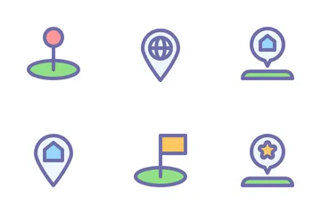 Map And Location Icon Pack