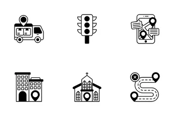 Map And Location Icon Pack