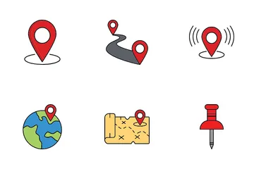 Map And Location Icon Pack