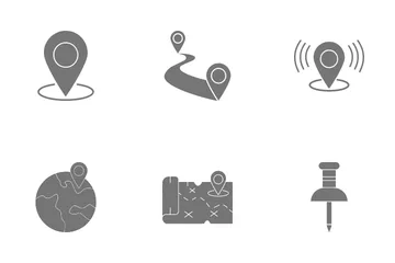 Map And Location Icon Pack