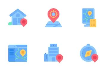 Map And Location Icon Pack