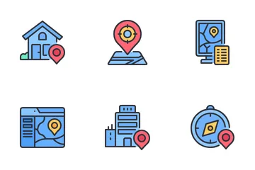 Map And Location Icon Pack