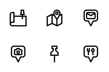 Map And Location Icon Pack