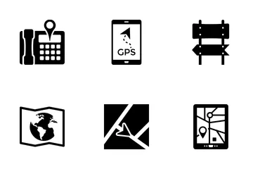 Map And Navigation 1 Icon Pack