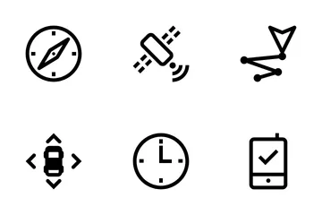Map And Navigation 1 Icon Pack