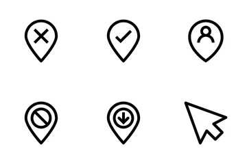 Map And Navigation 2 Icon Pack