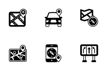 Map And Navigation Icon Pack