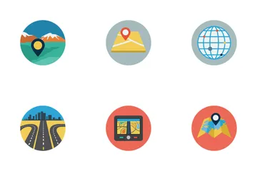 Map And Navigation Icon Pack