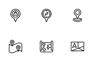 Map And Navigation Icon Pack