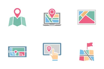 Map And Navigation Icon Pack