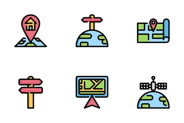 Map And Navigation Icon Pack