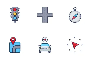 Map And Navigation Icon Pack