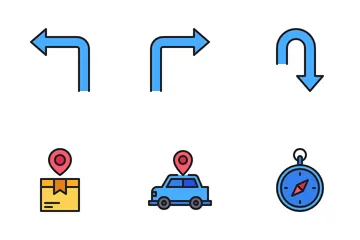 Map And Navigation Icon Pack