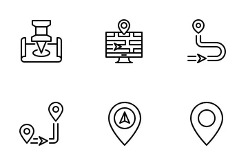 Map And Navigation Icon Pack