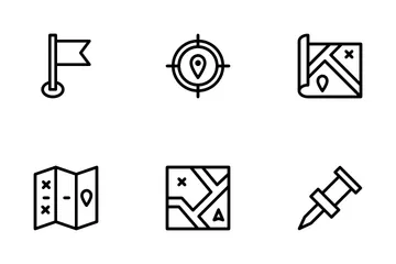 Map And Navigation Icon Pack