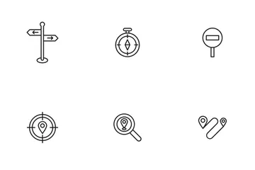 Map And Navigation Icon Pack