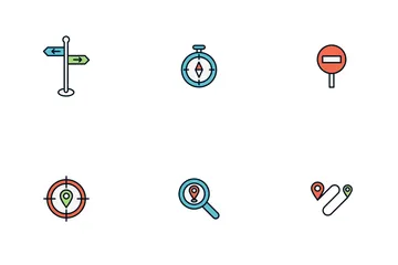 Map And Navigation Icon Pack
