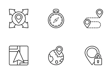 Map And Navigation Icon Pack