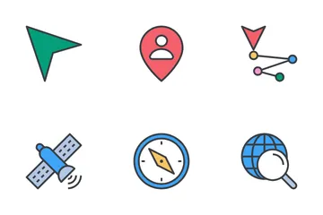 Map And Navigation Vol-1 Icon Pack