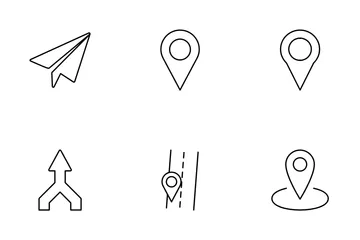 Map Location Icon Pack