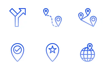 Map & Location Icon Pack