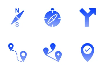 Map & Location Icon Pack