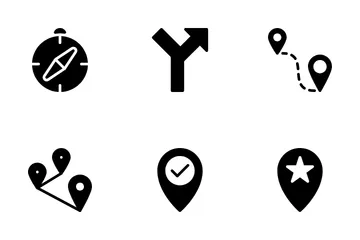 Map & Location Icon Pack