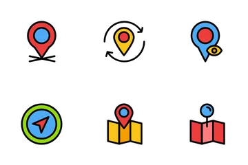 Map & Location Icon Pack