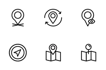 Map & Location Icon Pack