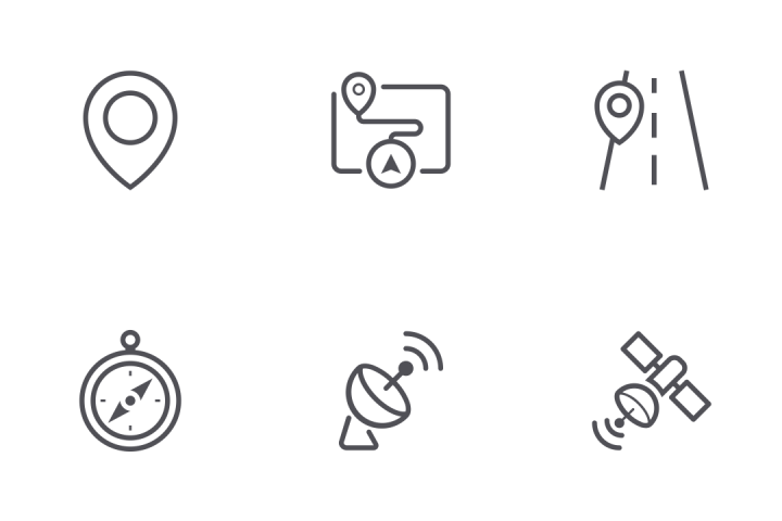 Map Location Icon Pack - Flat Icons - Iconscout