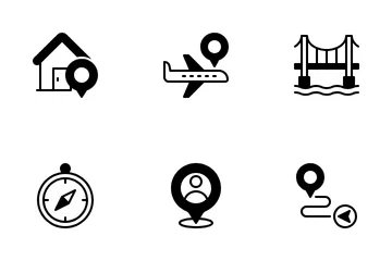 Map Navigation Icon Pack