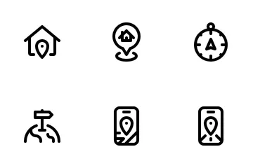 Map & Navigation Icon Pack