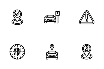 Map & Navigation Icon Pack