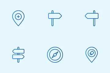 Map & Navigation Icon Pack