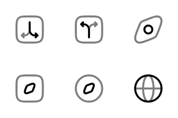 Map Navigation Icon Pack