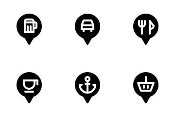 Map Pins 1.01 (easylines) Icon Pack