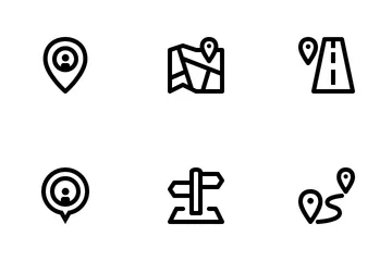 Map Pins And Navigation Icon Pack